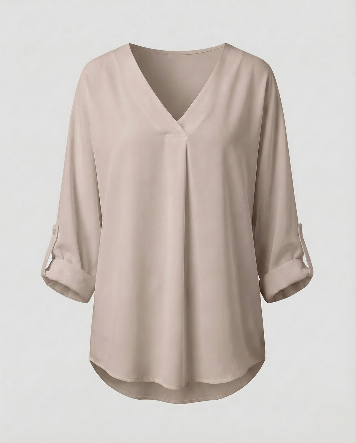 Damen-Chiffontunika mit V-Ausschnitt
