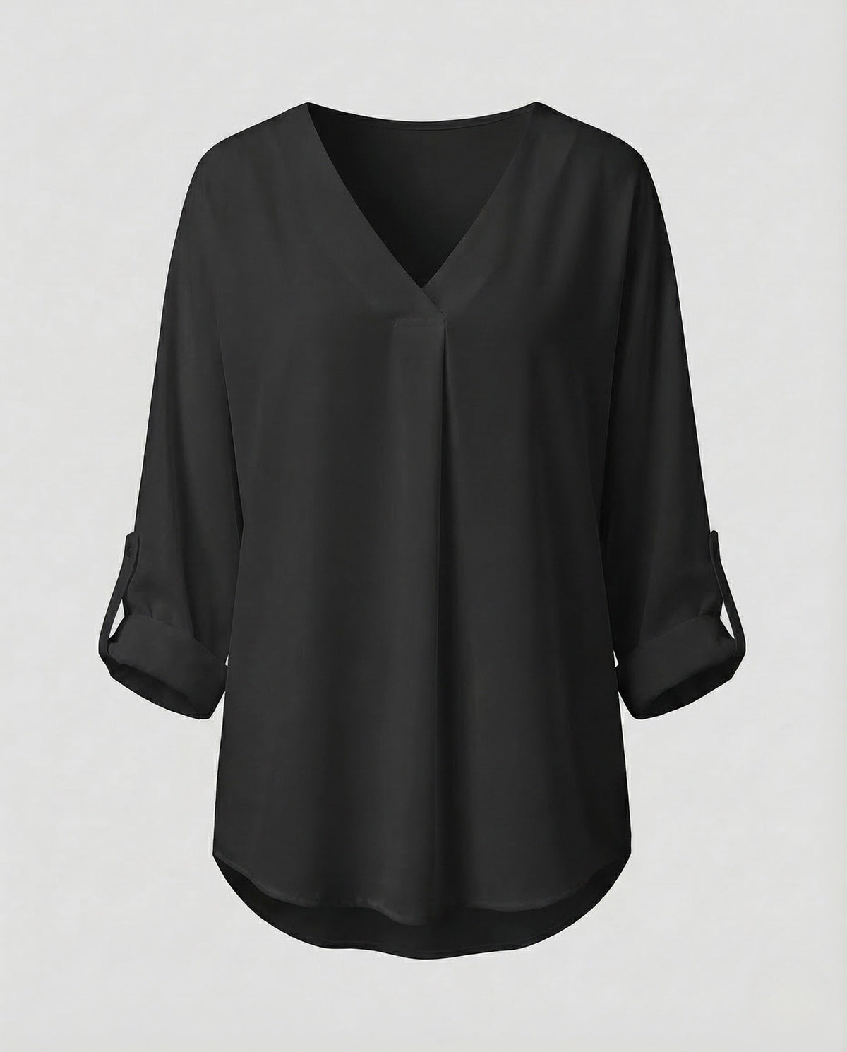 Damen-Chiffontunika mit V-Ausschnitt