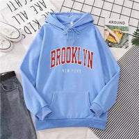 Damen-Hoodie mit stilvollem Brooklyn-Print
