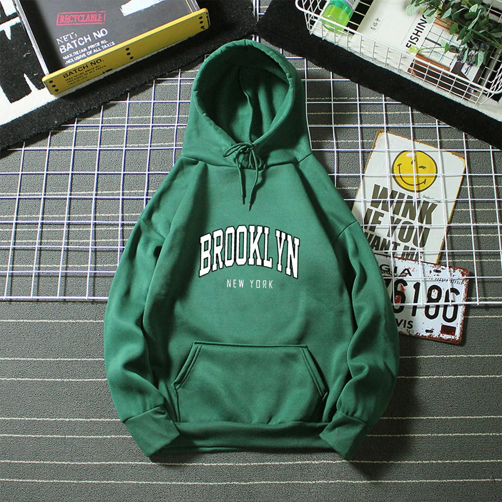 Damen-Hoodie mit stilvollem Brooklyn-Print
