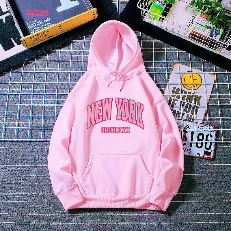 Damen-Hoodie mit stilvollem Brooklyn-Print
