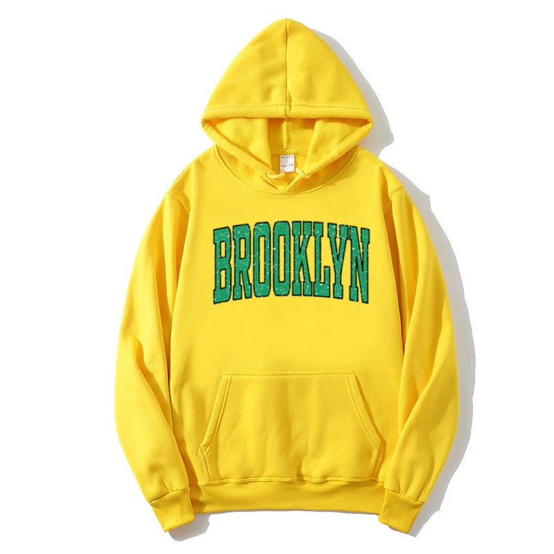 Damen-Hoodie mit stilvollem Brooklyn-Print