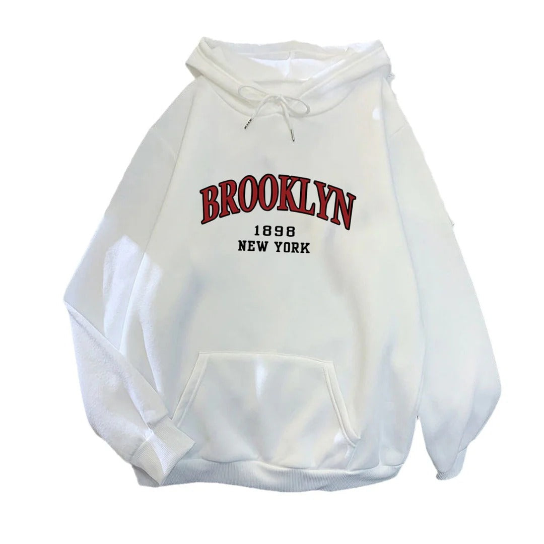 Damen-Hoodie mit stilvollem Brooklyn-Print