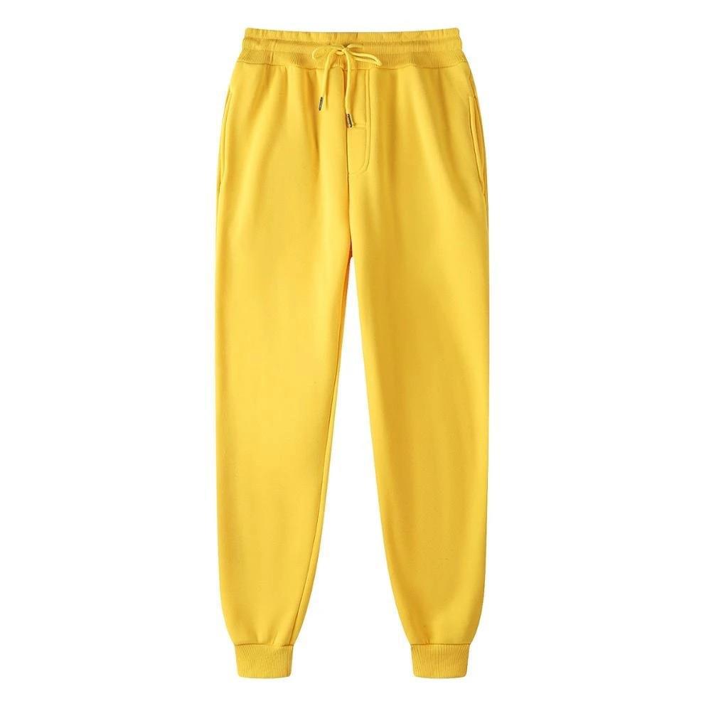 Damen-Jogginghose im Relaxed Fit mit hoher Taille, elastischem Bund, Kordelzug und Rippbündchen