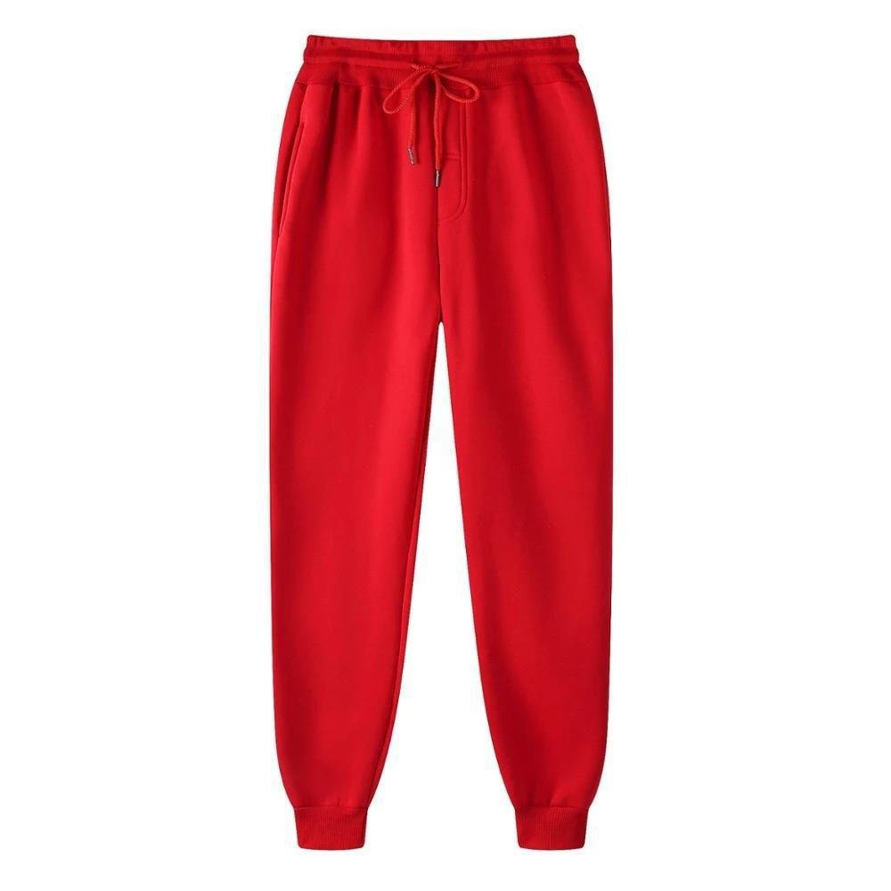 Damen-Jogginghose im Relaxed Fit mit hoher Taille, elastischem Bund, Kordelzug und Rippbündchen