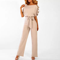 Damen-Jumpsuit-Set mit weitem Bein