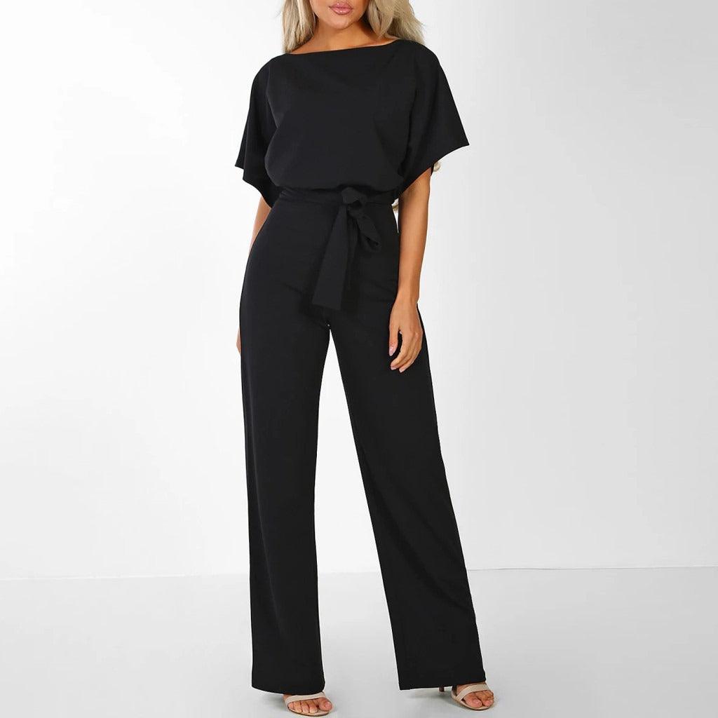 Damen-Jumpsuit-Set mit weitem Bein