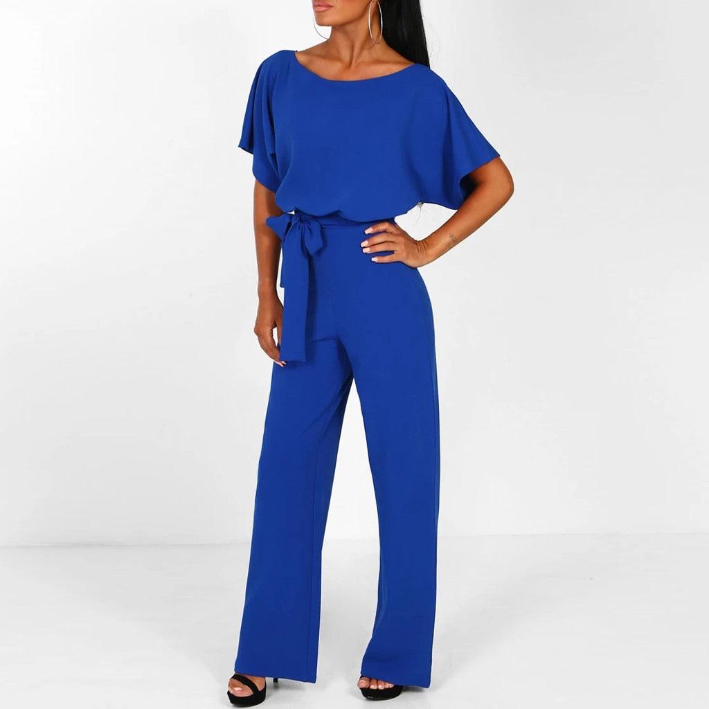 Damen-Jumpsuit-Set mit weitem Bein
