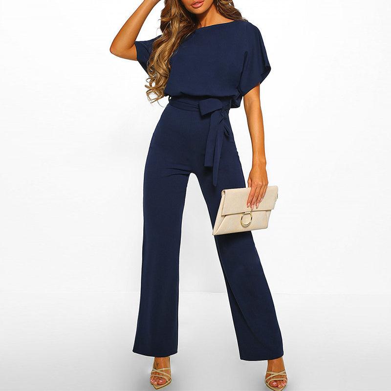 Damen-Jumpsuit-Set mit weitem Bein