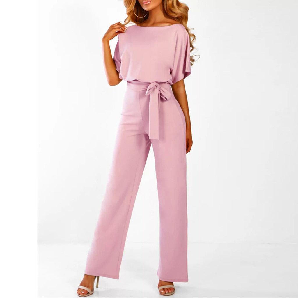 Damen-Jumpsuit-Set mit weitem Bein