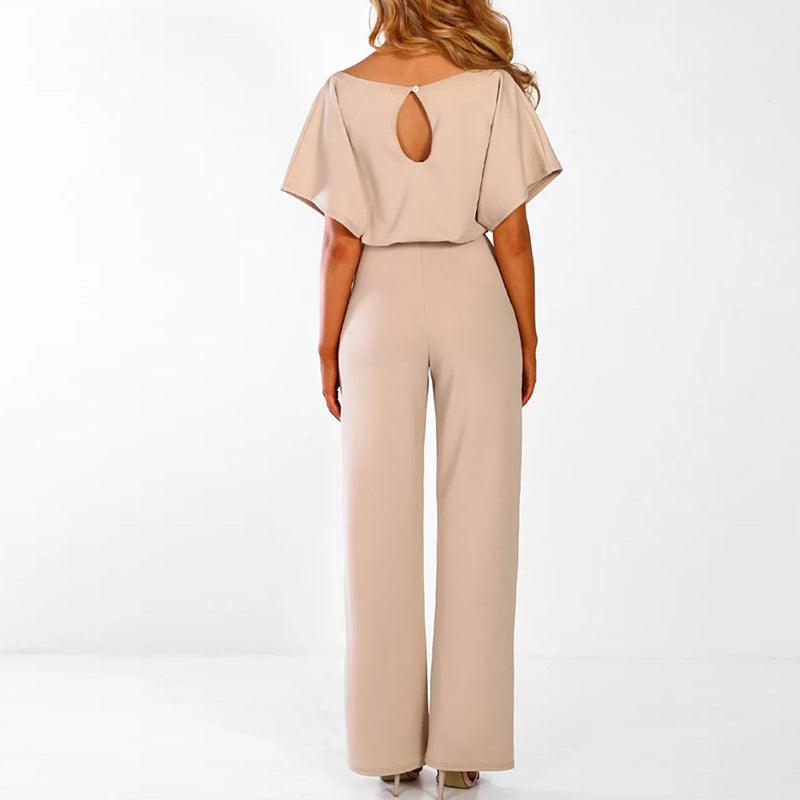 Damen-Jumpsuit-Set mit weitem Bein