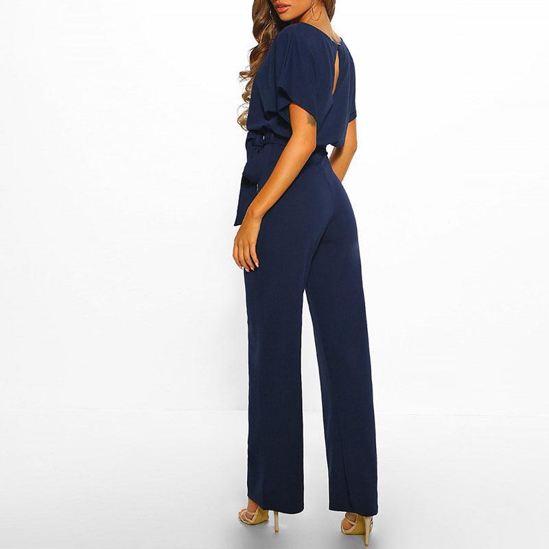 Damen-Jumpsuit-Set mit weitem Bein