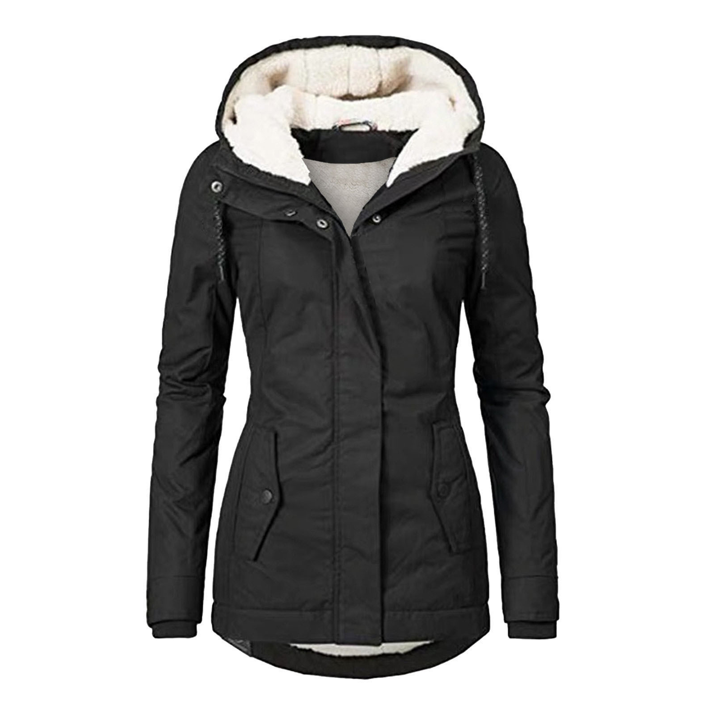 Damen-Kapuzenjacke mit Fleecefutter