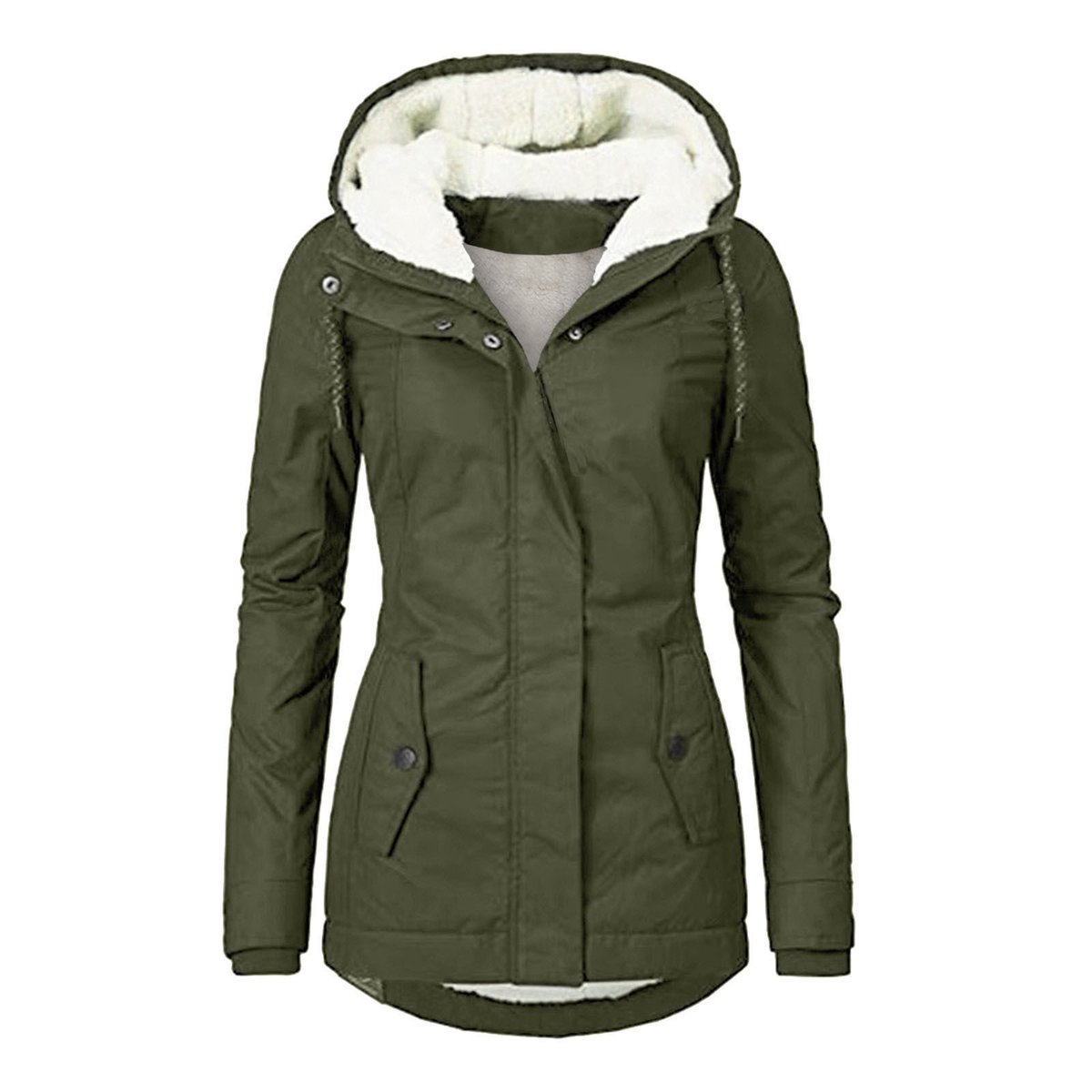 Damen-Kapuzenjacke mit Fleecefutter