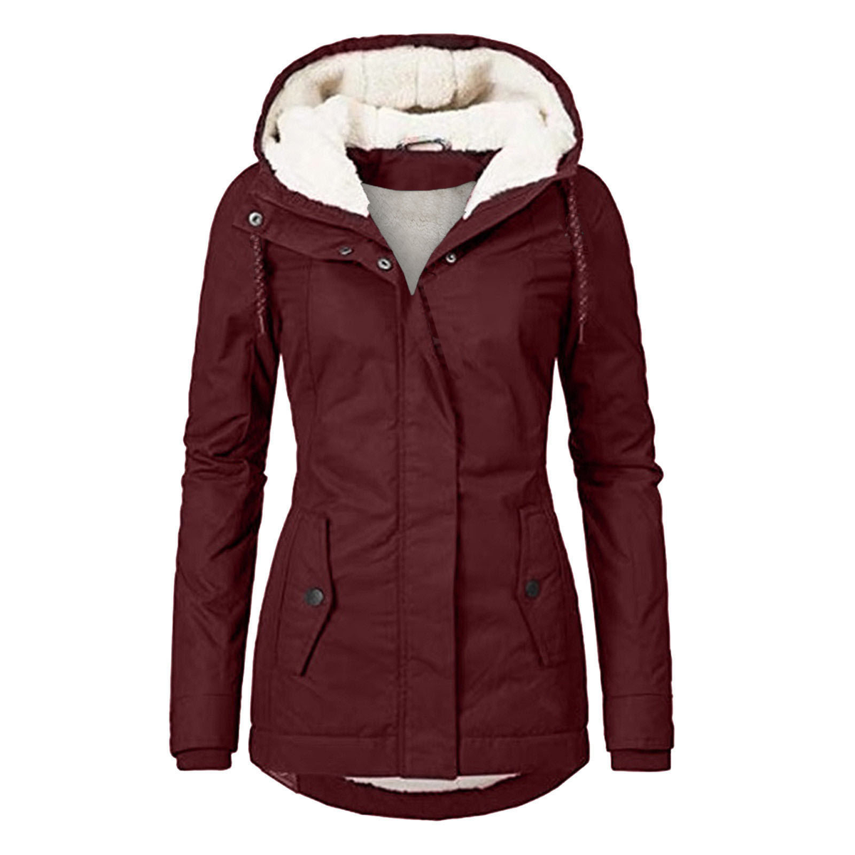 Damen-Kapuzenjacke mit Fleecefutter