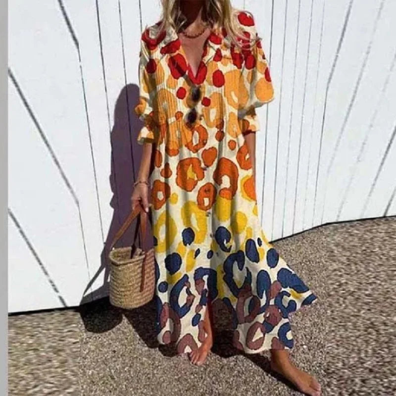 Damen-Maxikleid im Boho-Stil