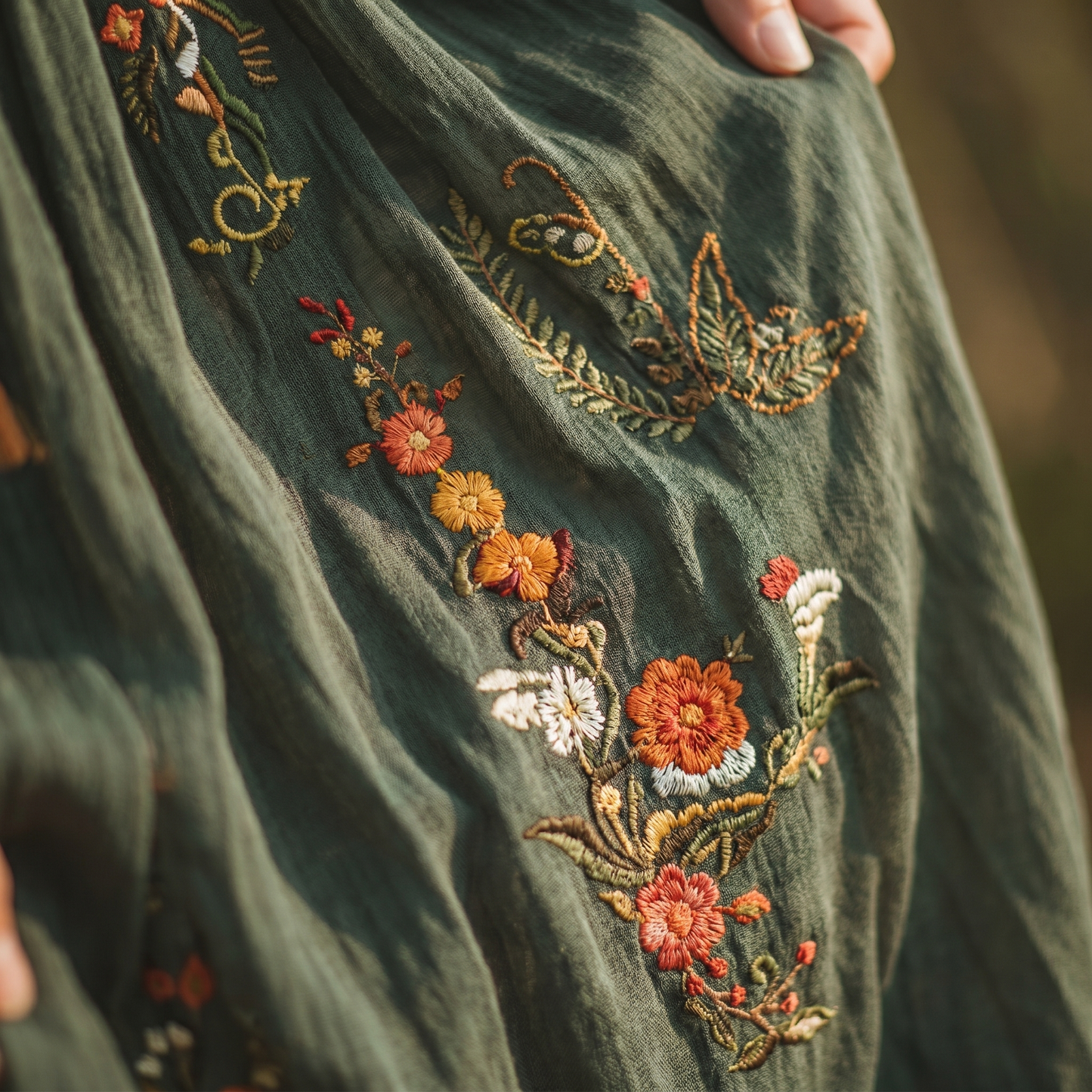 Damen-Maxikleid mit Blumenprint | Plissiertes Sommerkleid mit Knopfleiste