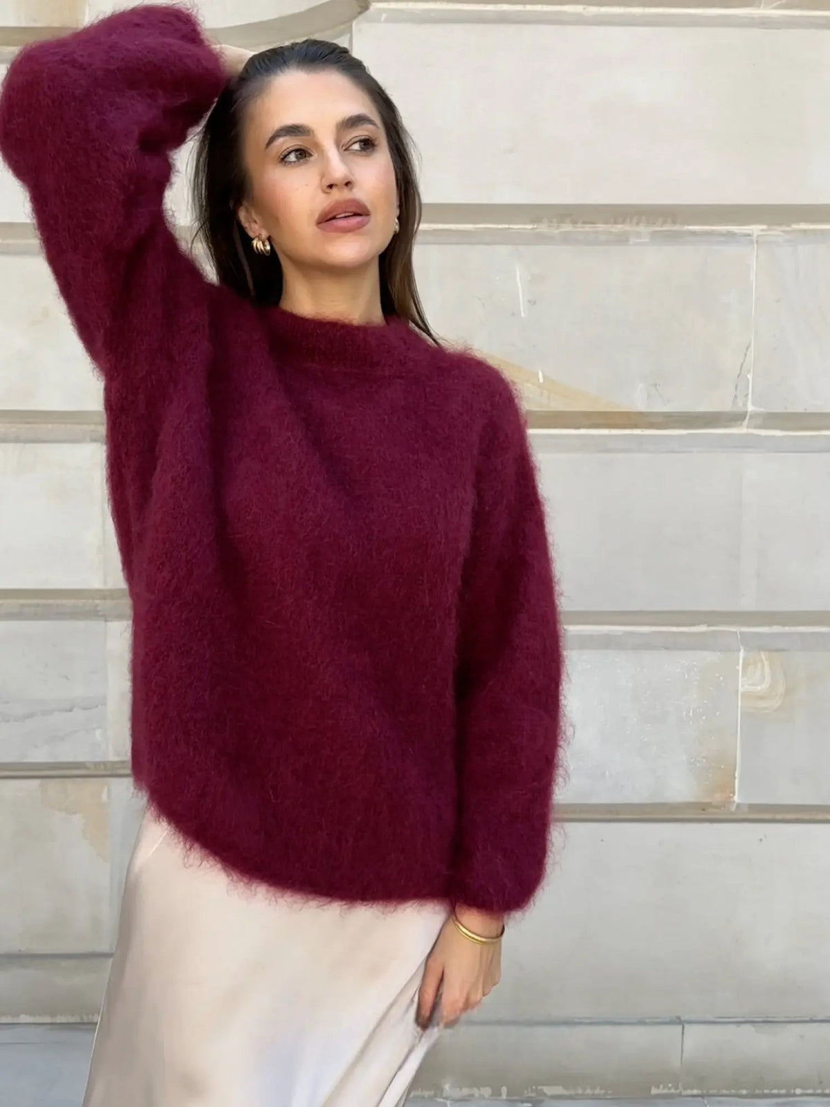 Damen-Mohairpullover – Weicher, flauschiger Strickpullover & Wollpullover