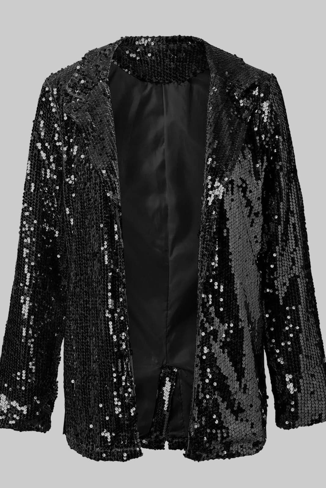 Damen-Paillettenblazer mit Glitzer