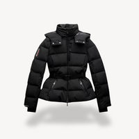 Damen-Pufferjacke mit Gürtel