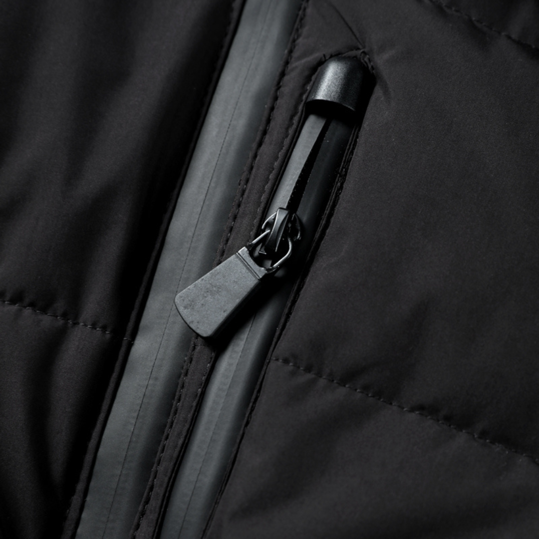 Damen-Pufferjacke mit Gürtel