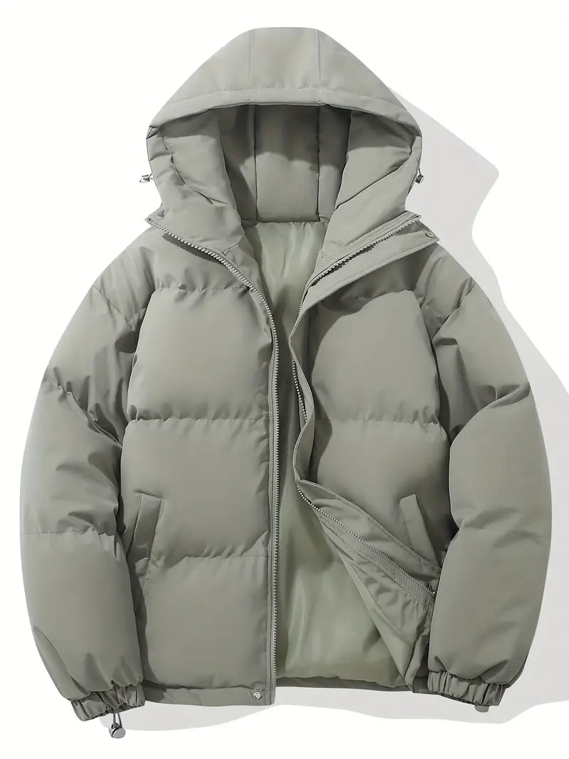 Damen-Pufferjacke mit Kapuze