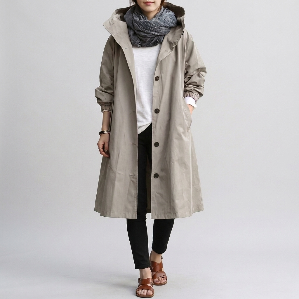 Damen-Regenjacke – Modische Regenbekleidung für verregnete Tage