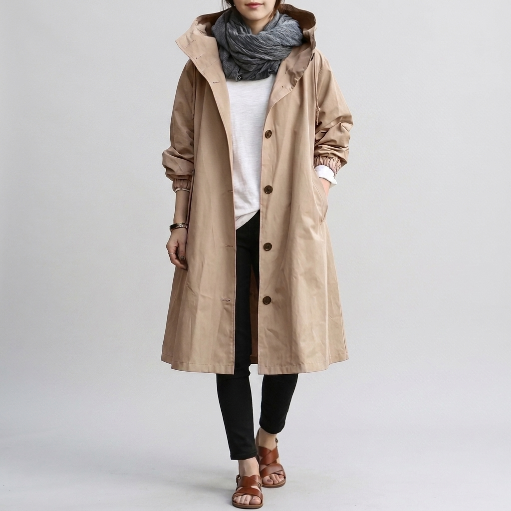Damen-Regenjacke – Modische Regenbekleidung für verregnete Tage