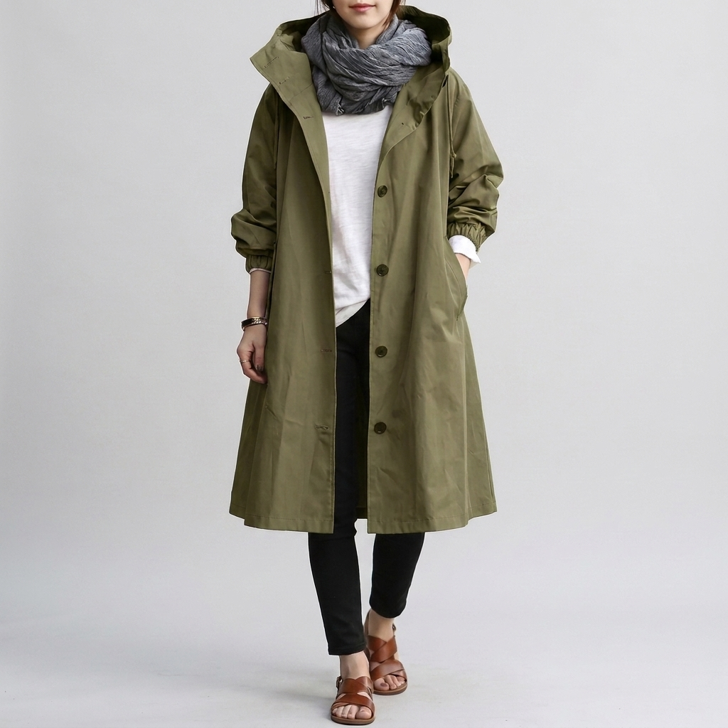 Damen-Regenjacke – Modische Regenbekleidung für verregnete Tage