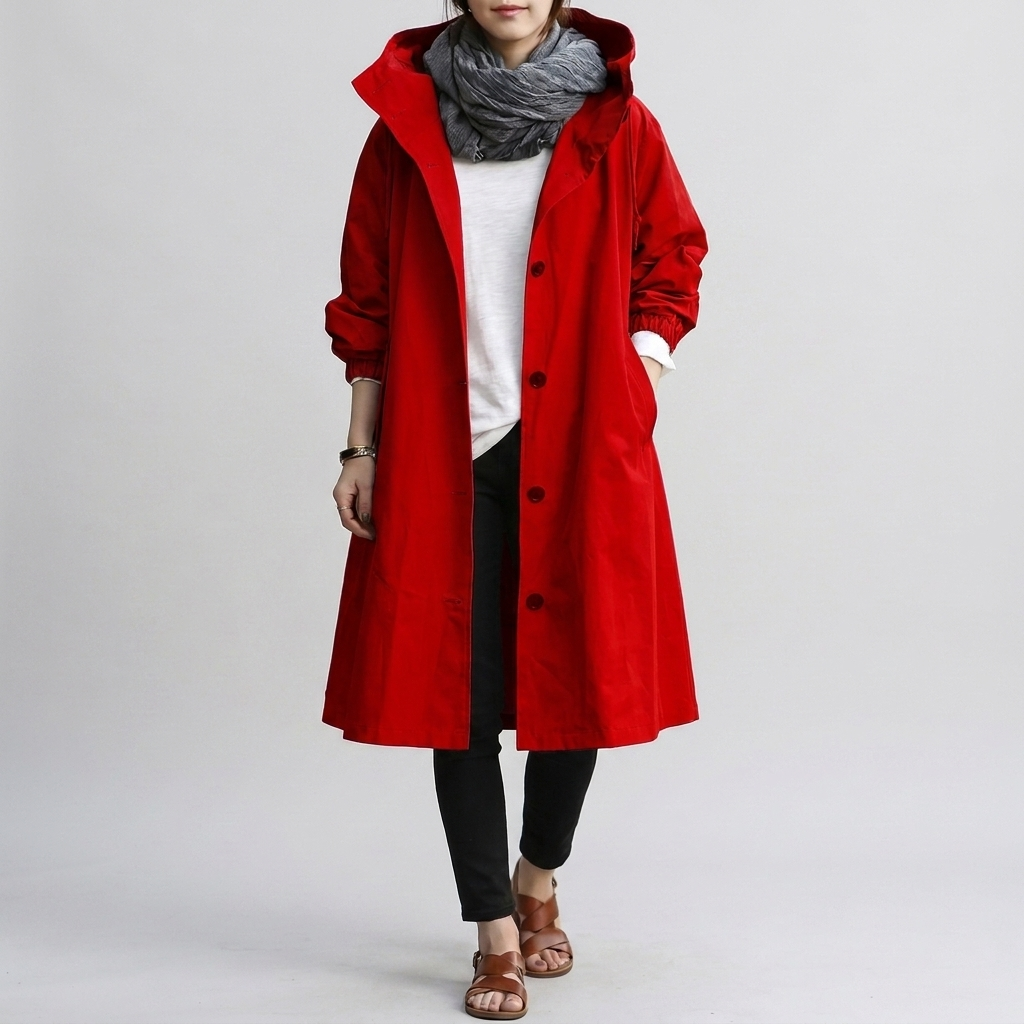 Damen-Regenjacke – Modische Regenbekleidung für verregnete Tage