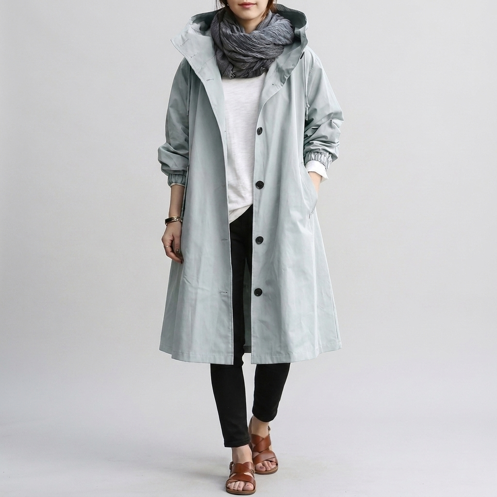 Damen-Regenjacke – Modische Regenbekleidung für verregnete Tage