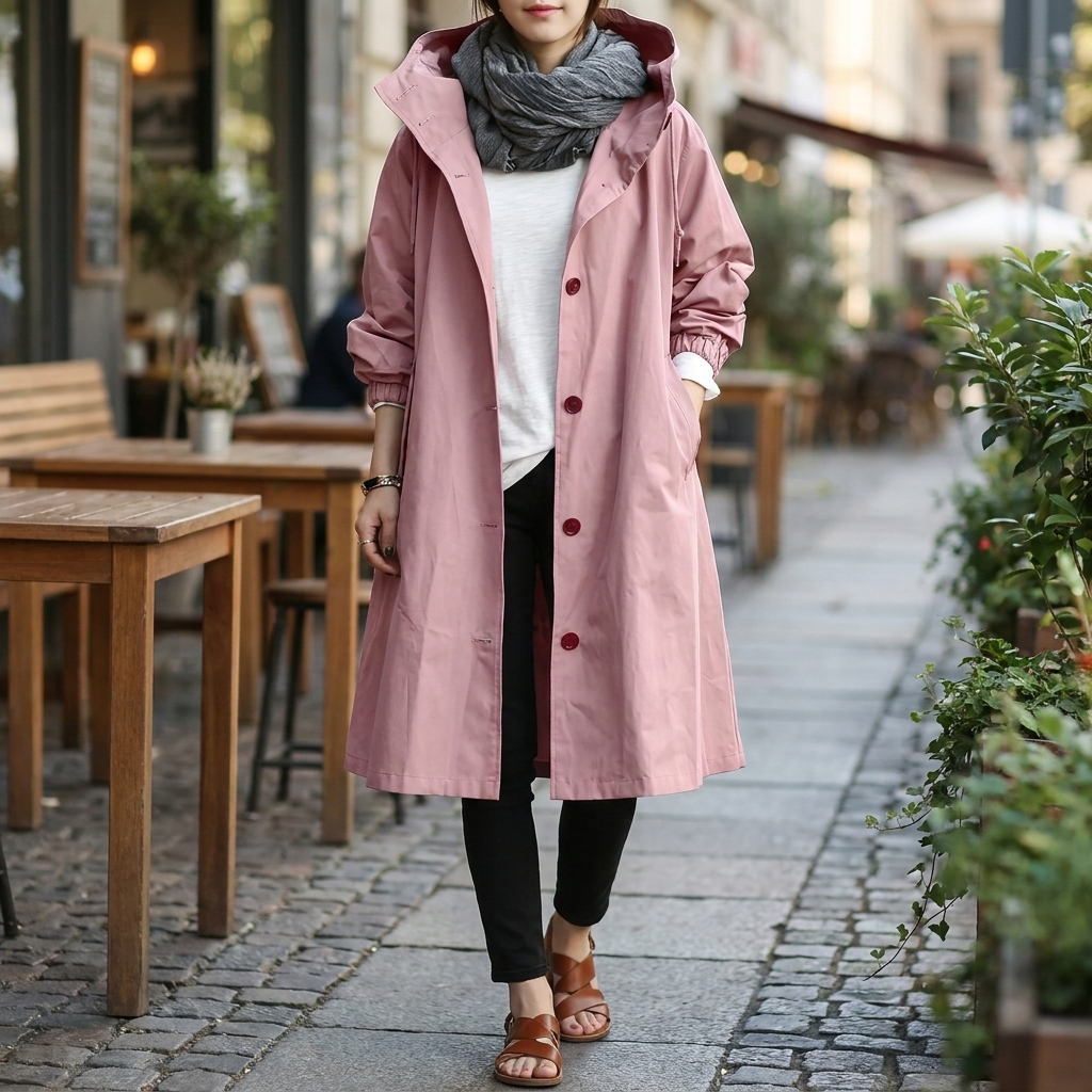 Damen-Regenjacke – Modische Regenbekleidung für verregnete Tage