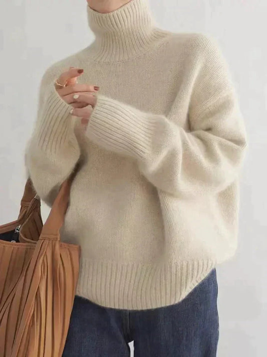 Damen-Rollkragenpullover – Luxuriöser und stilvoller Strickpullover