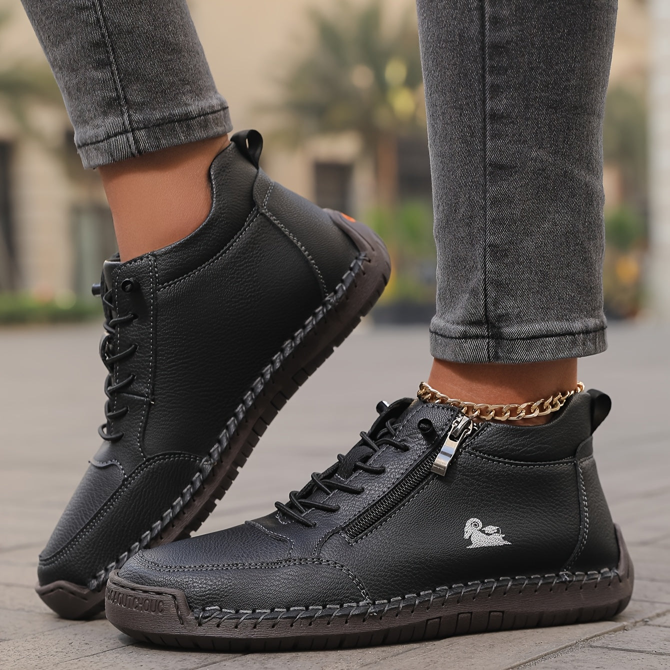 Damen-Schnürstiefeletten