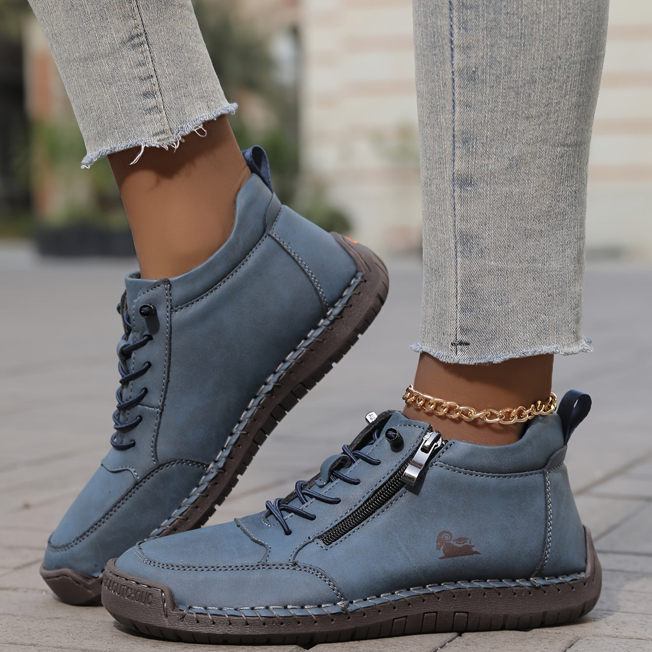 Damen-Schnürstiefeletten