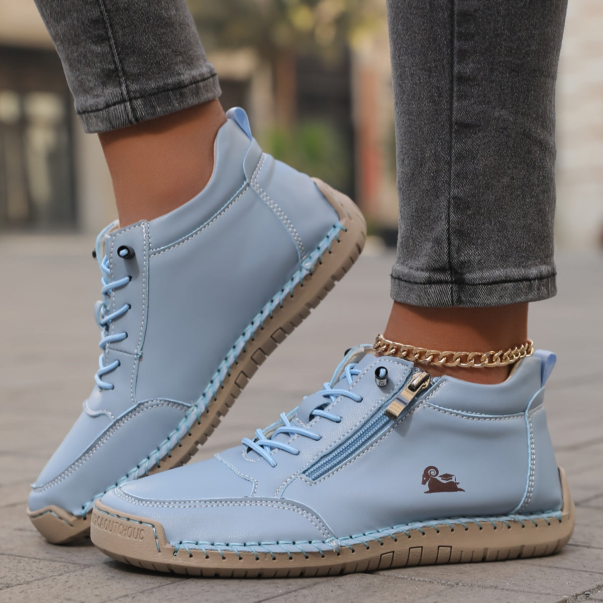 Damen-Schnürstiefeletten