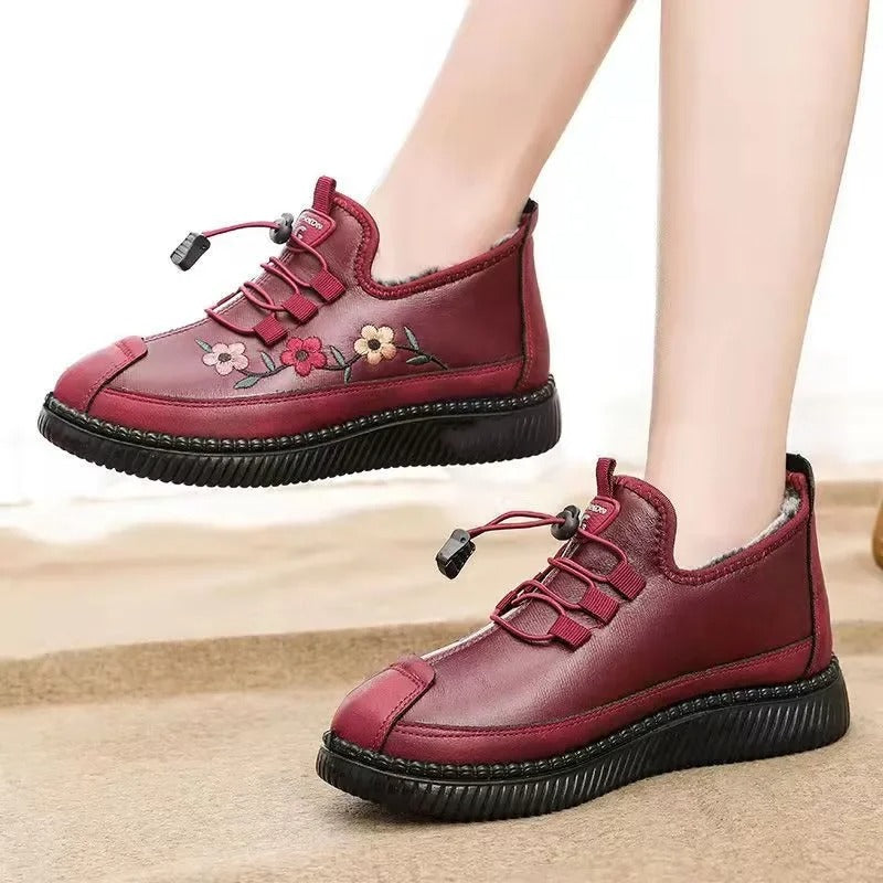 Damen-Schuhe mit Blumenmuster
