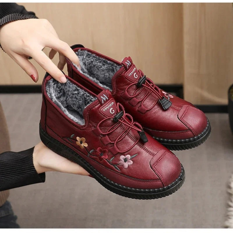 Damen-Schuhe mit Blumenmuster