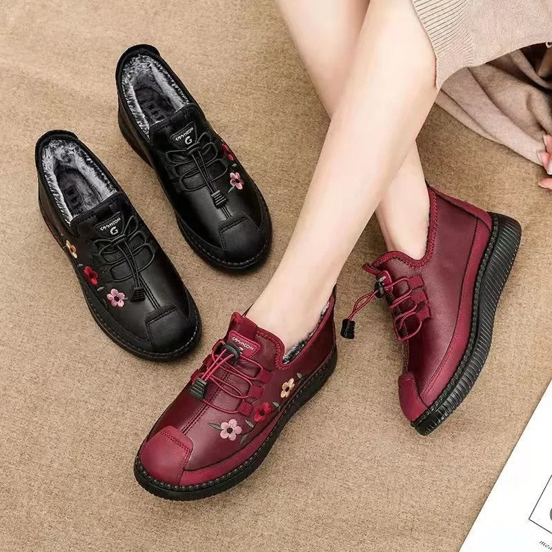 Damen-Schuhe mit Blumenmuster