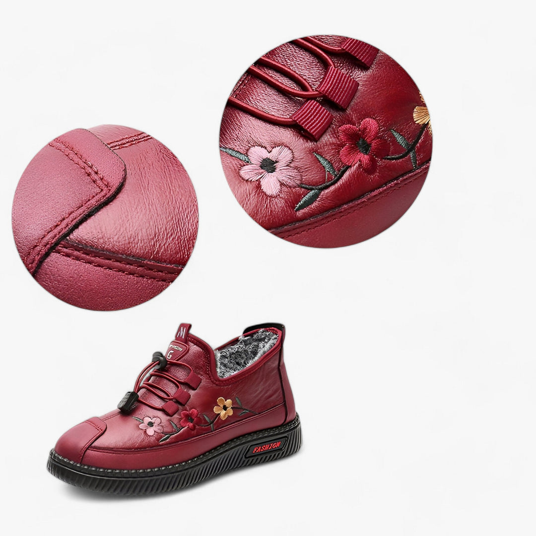 Damen-Schuhe mit Blumenmuster