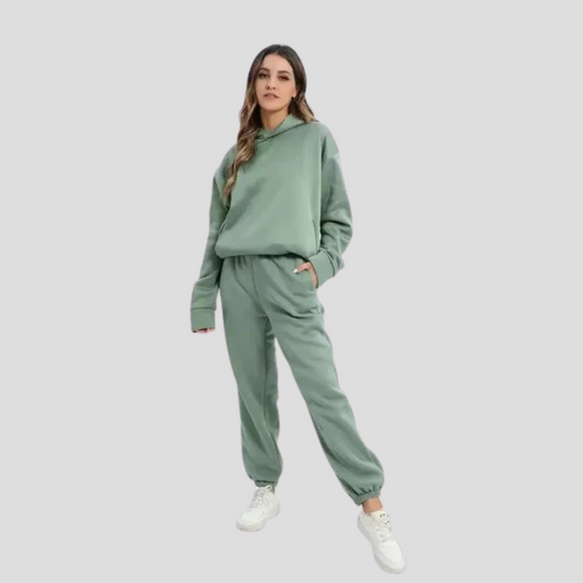 Damen-Set aus Hoodie und Jogginghose – entspannte Winter-Loungewear