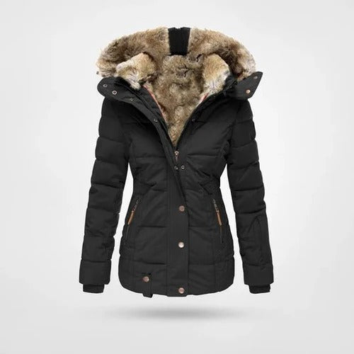 Damen-Steppjacke mit Kapuze