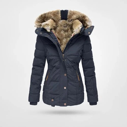 Damen-Steppjacke mit Kapuze