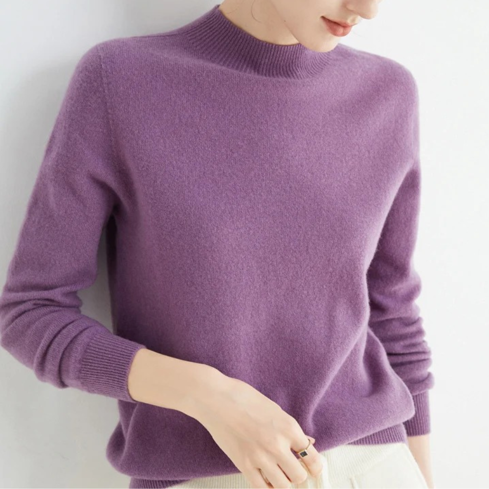 Damen-Strickpullover aus Kaschmir – weicher Herbstpullover aus Kaschmirwolle