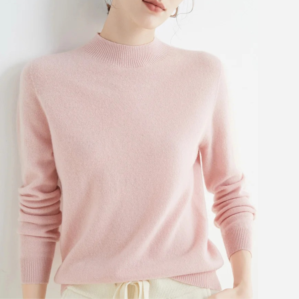 Damen-Strickpullover aus Kaschmir – weicher Herbstpullover aus Kaschmirwolle