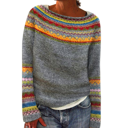 Damen-Strickpullover im Vintage-Stil