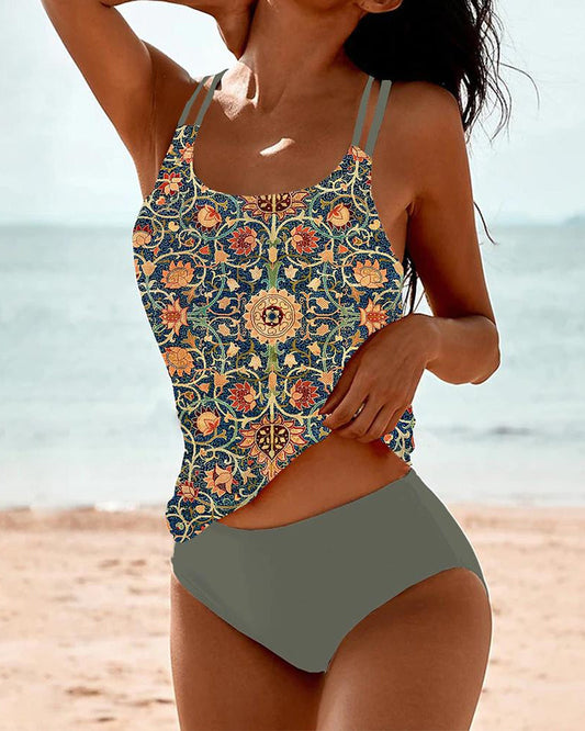Damen-Tankini-Set | Boho-Stil & Sommerkomfort