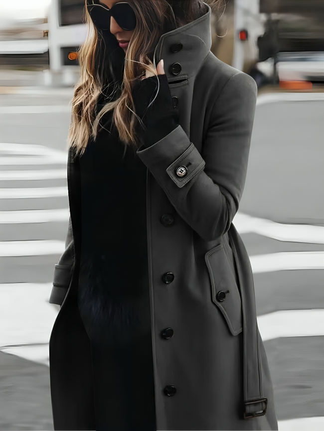 Damen-Trenchcoat mit Gürtel
