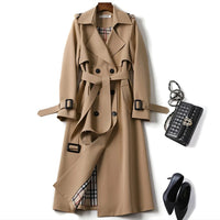 Damen-Trenchcoat mit Gürtel