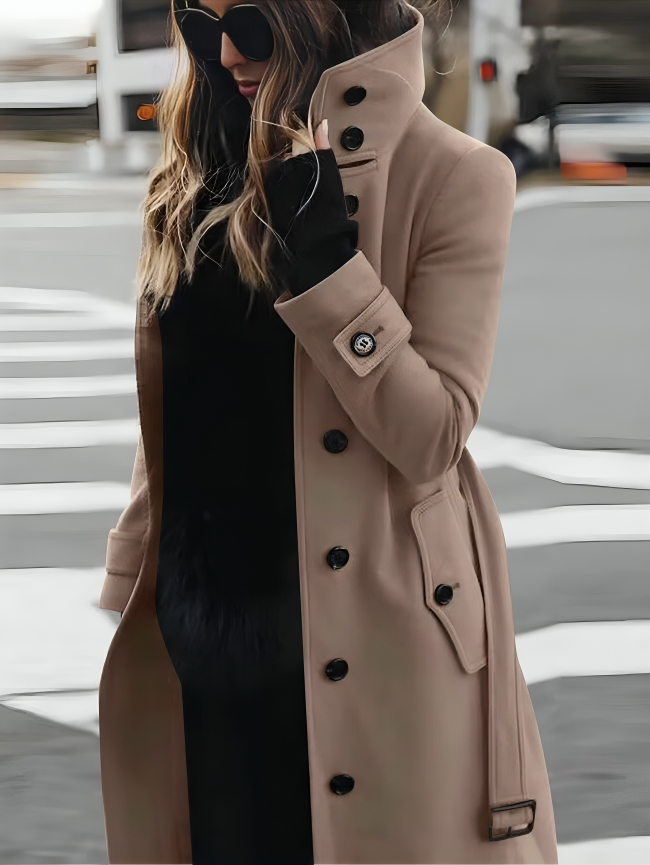 Damen-Trenchcoat mit Gürtel